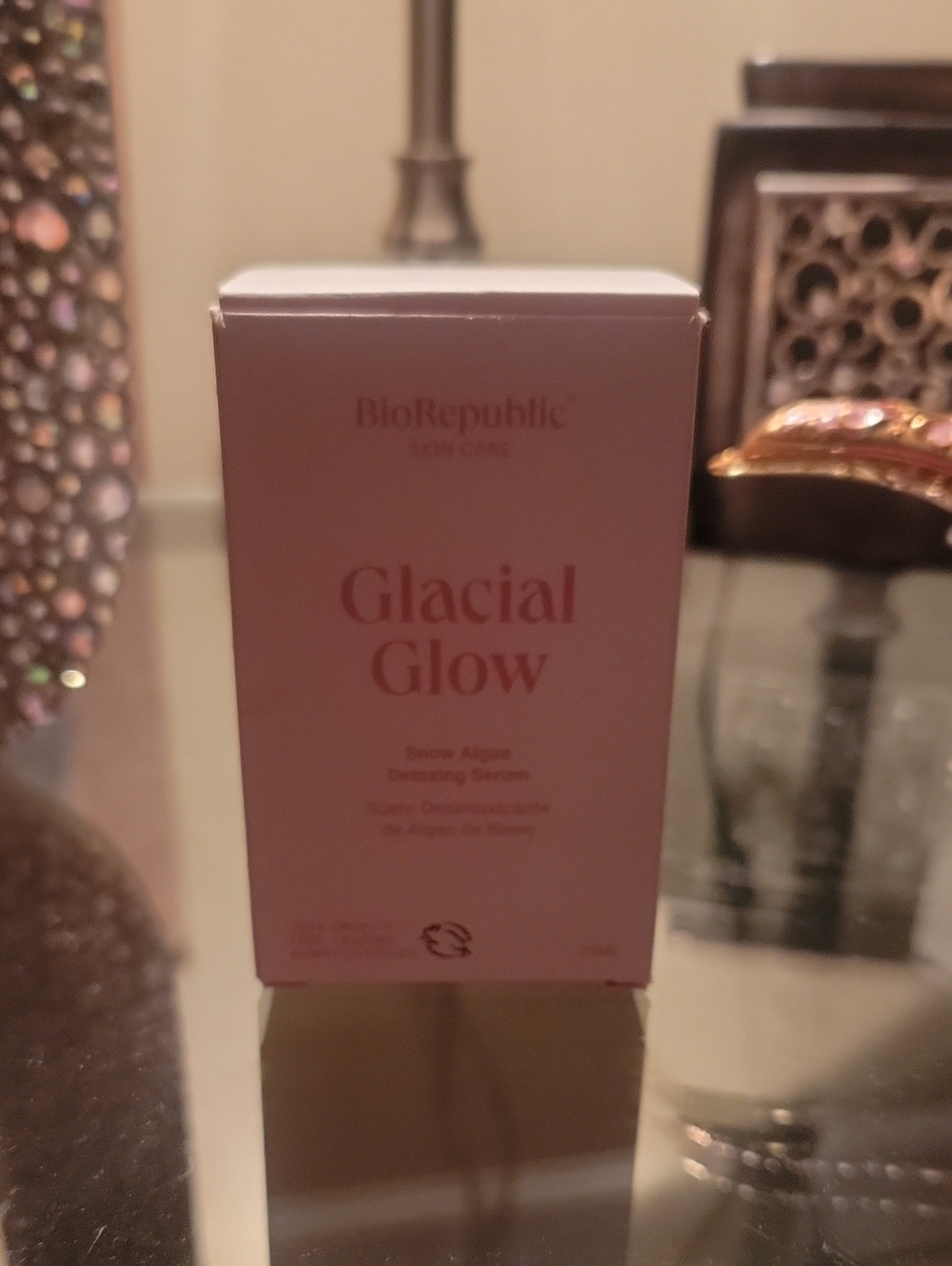 BioRepublic Skim Care. Glacial Glow Snow Algae Detoxing Serum. Full Sized. BN.
